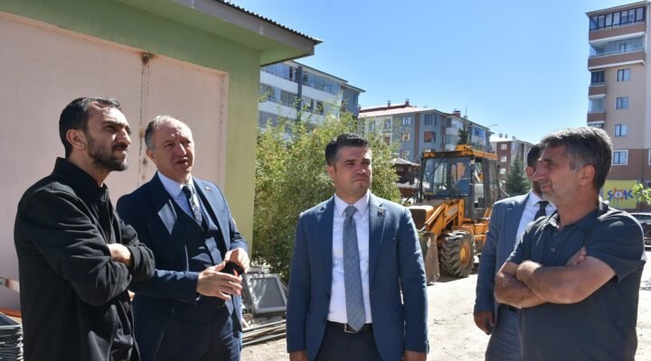 ERZURUM GSİM TESİSLERİ ŞANTİYEYE DÖNDÜ