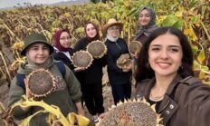 GENÇLER PASİN OVASINDA HASAT YAPTI