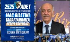 YÜCELİK’TEN  2525 ADET SEMBOLİK BİLET!